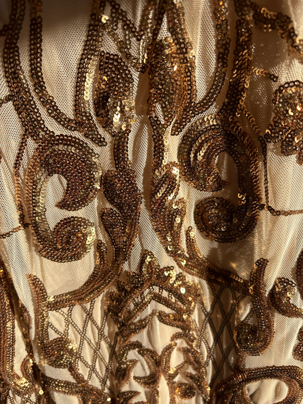 Malissa J Sequin Wide Leg Pants – Gold | One Size