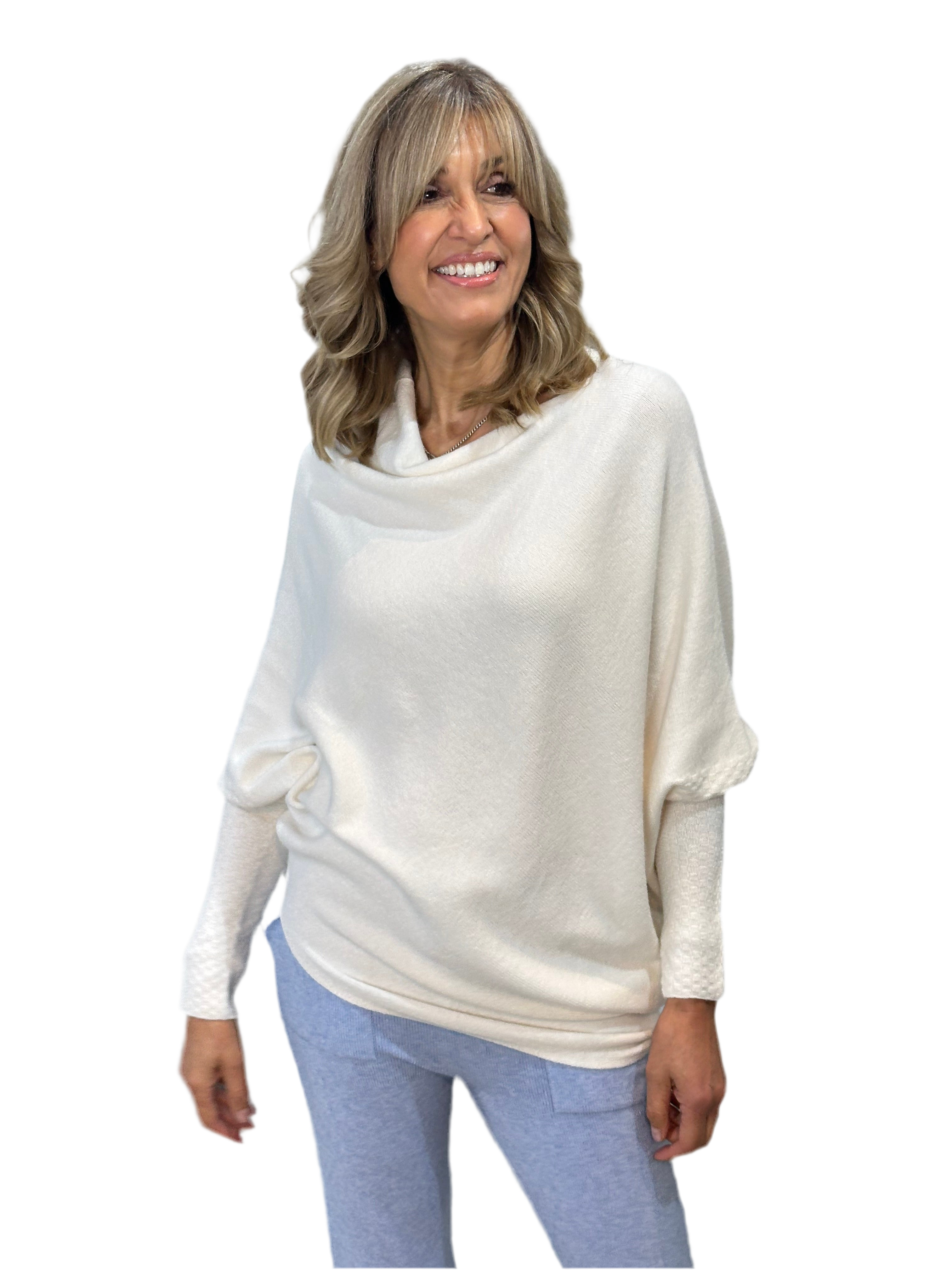 Alpini Asymmetrical Cowl Knit One Size