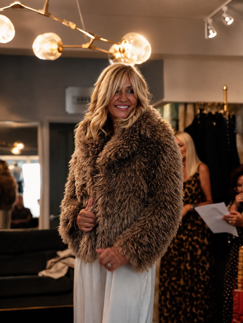 RINO & PELLE LIAS FAUX FUR JACKET