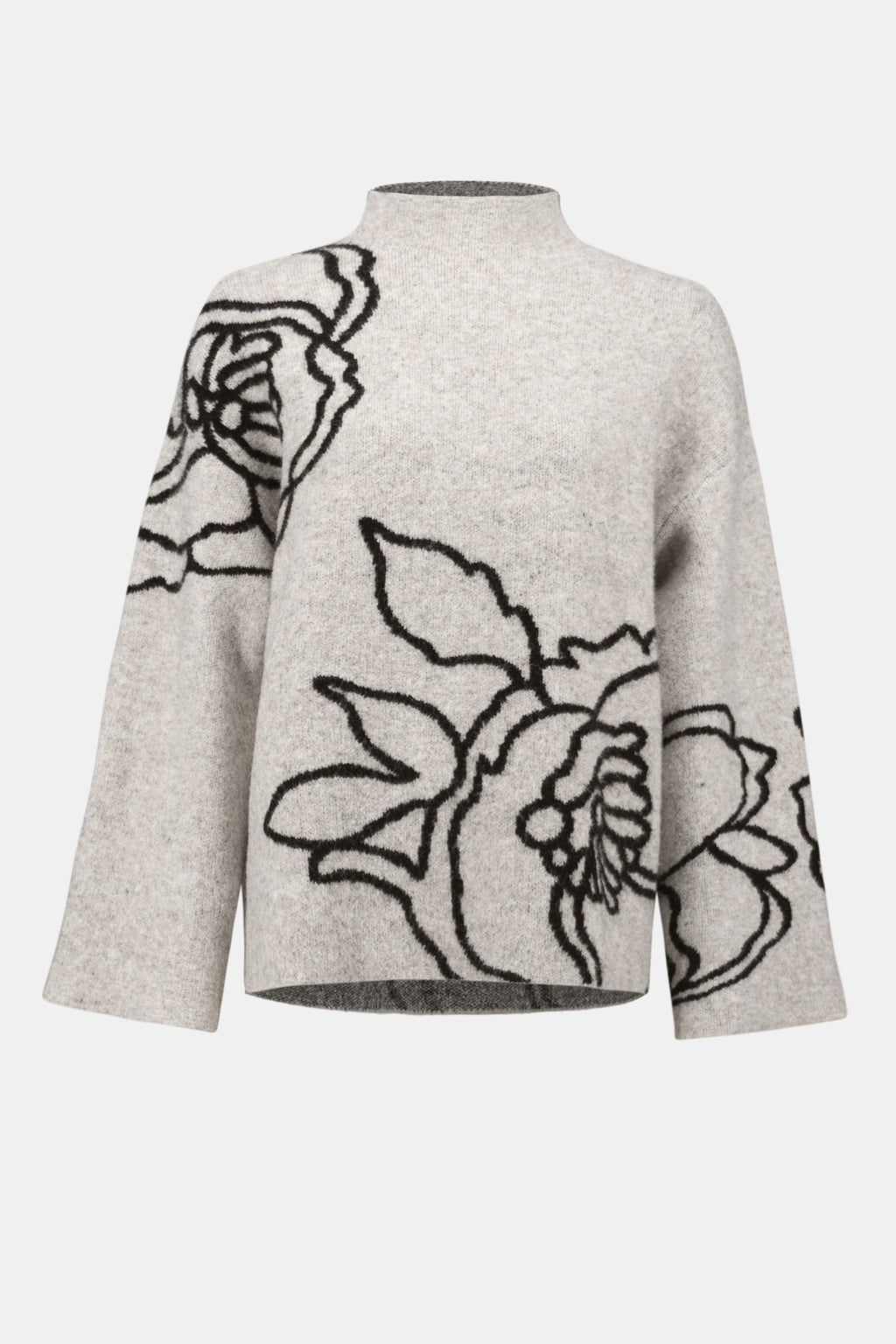 Pre- order -Joseph Ribkoff Sweater Knit Floral Print Pullover
254943