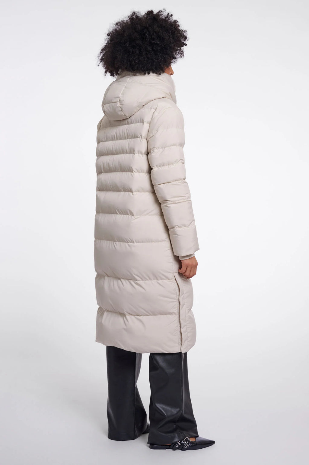 Hudson Padded Coat With Faux Fur Trim