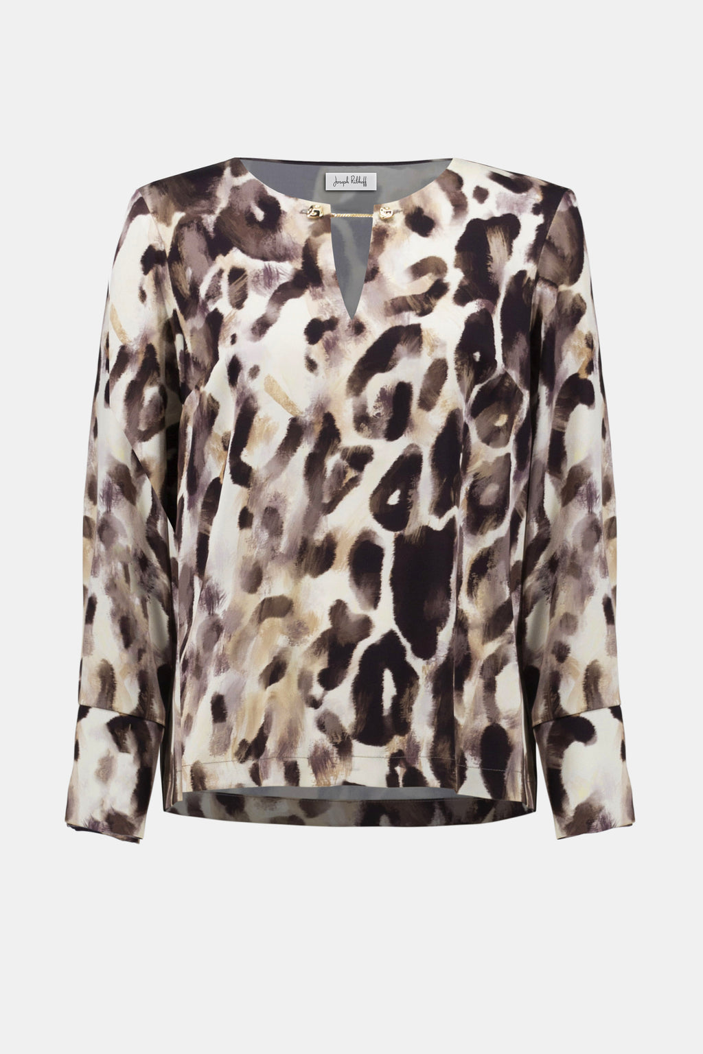 Pre- Order - Joseph Ribkoff Recycled Satin Animal Print Straight Top
254166