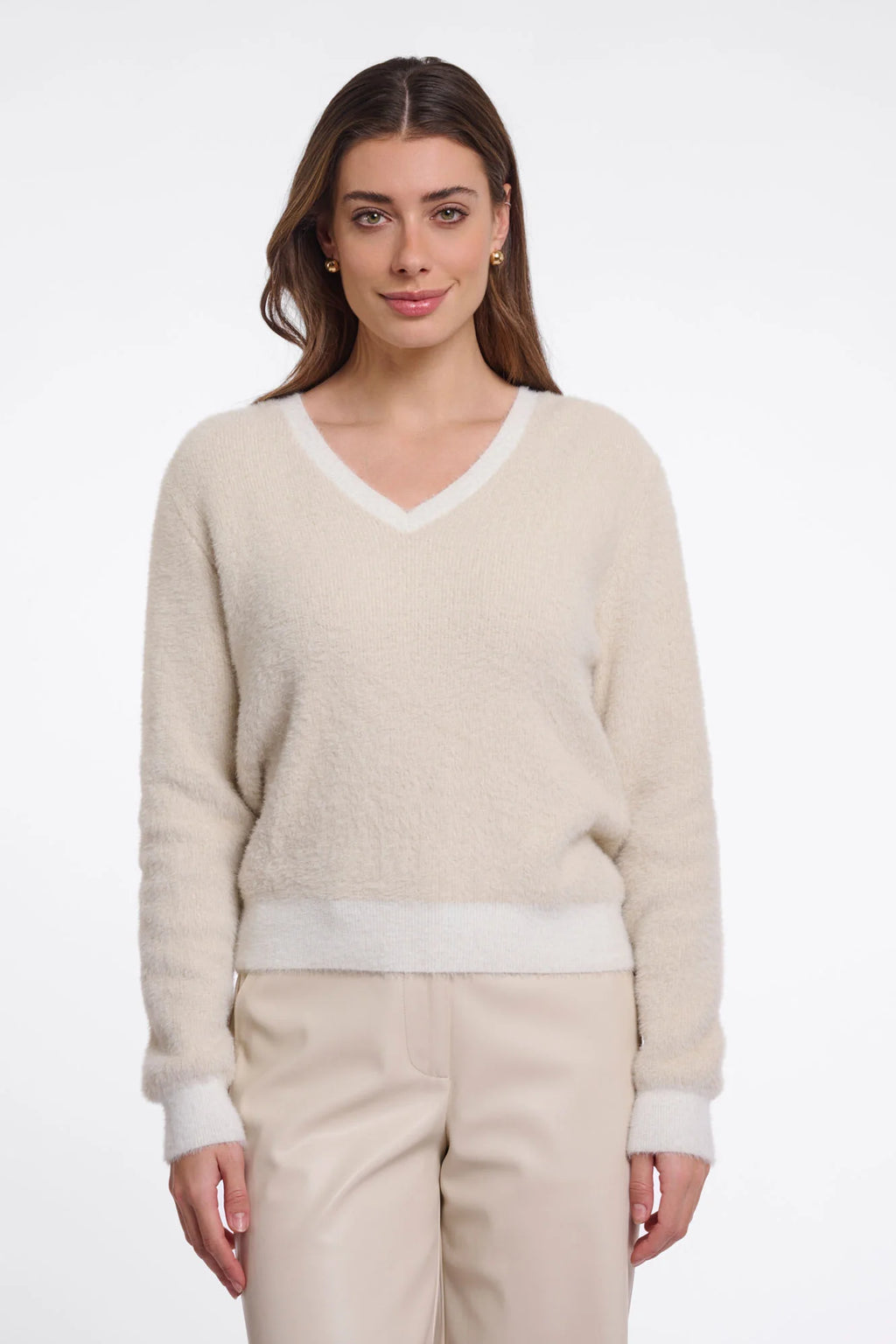 Rino & Pelle Keath V-Neck Knit Sweater