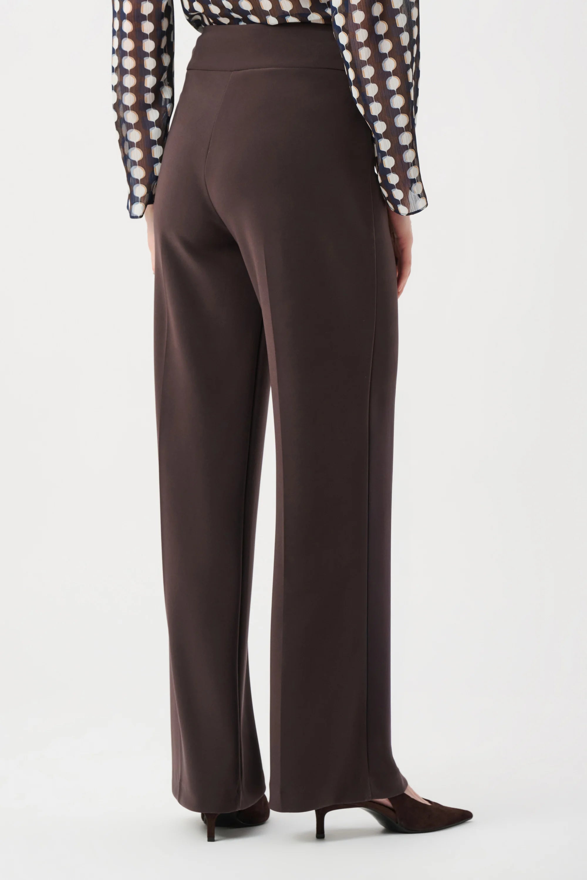 Joseph Ribkoff Silky Knit Wide-Leg Pull-On Pants
263074 Mocha