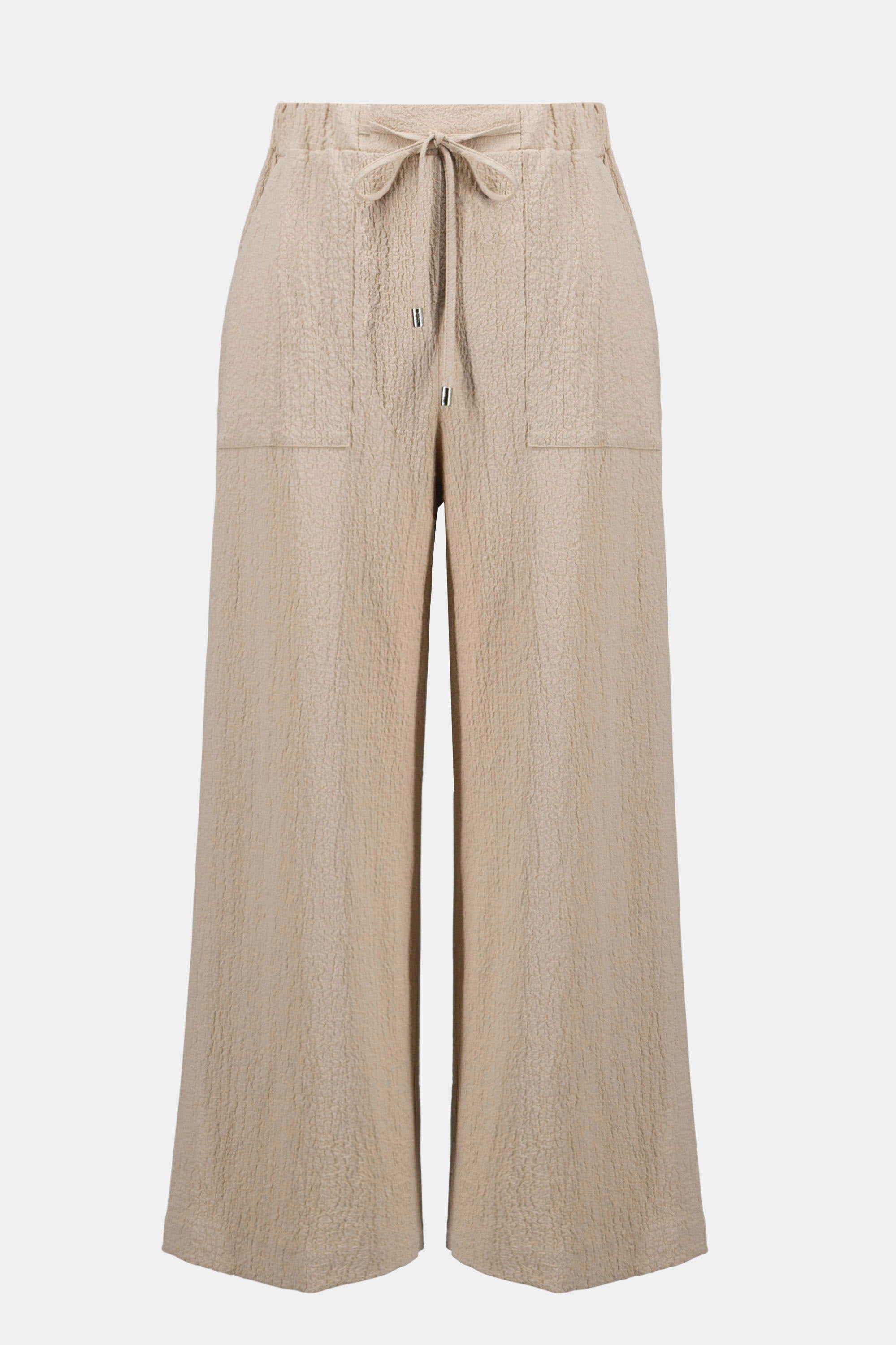 Joseph Ribkoff Seersucker Pull-On Crop Pants With Front Pockets
261197