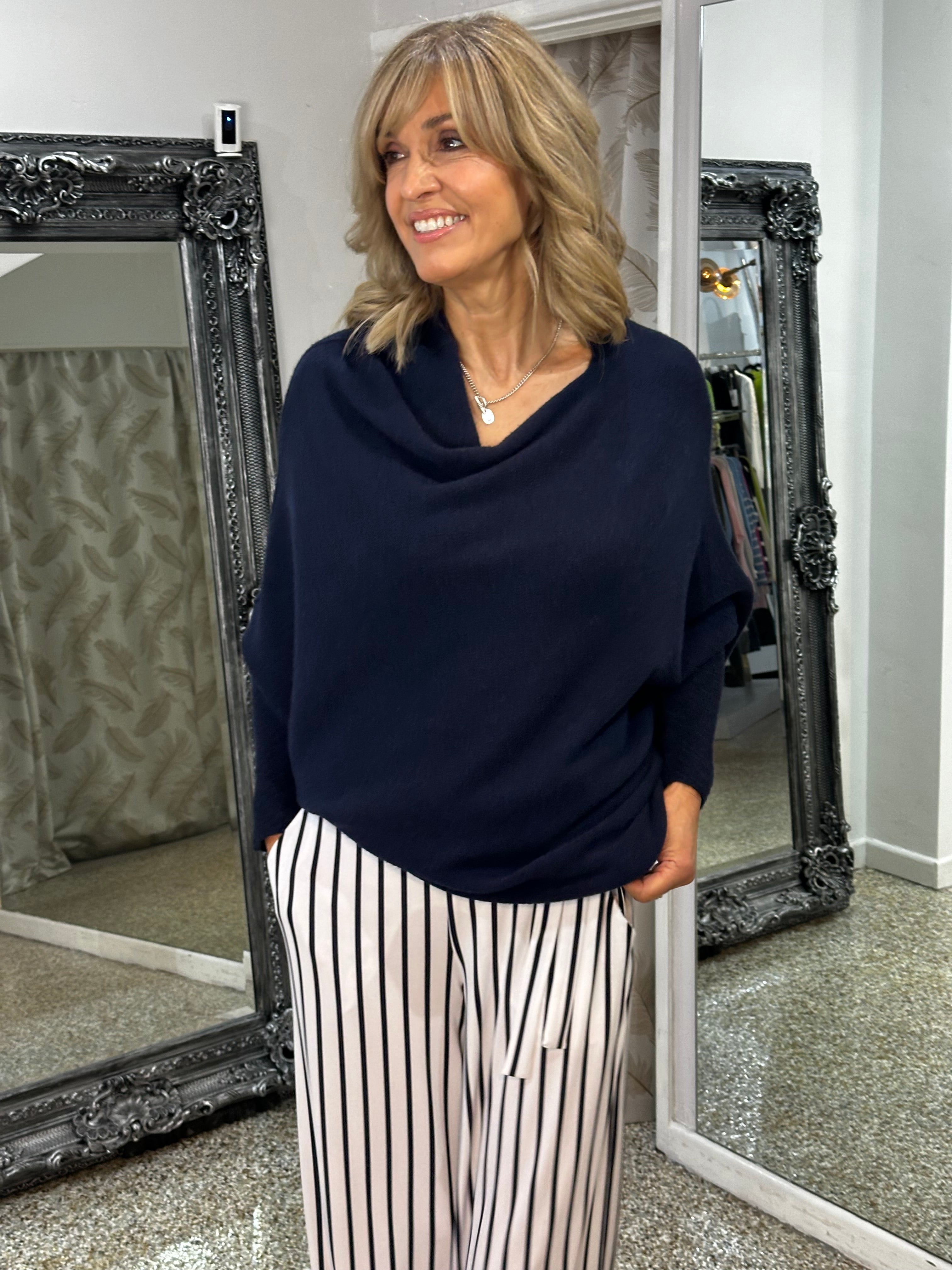 Alpini Asymmetrical Cowl Knit