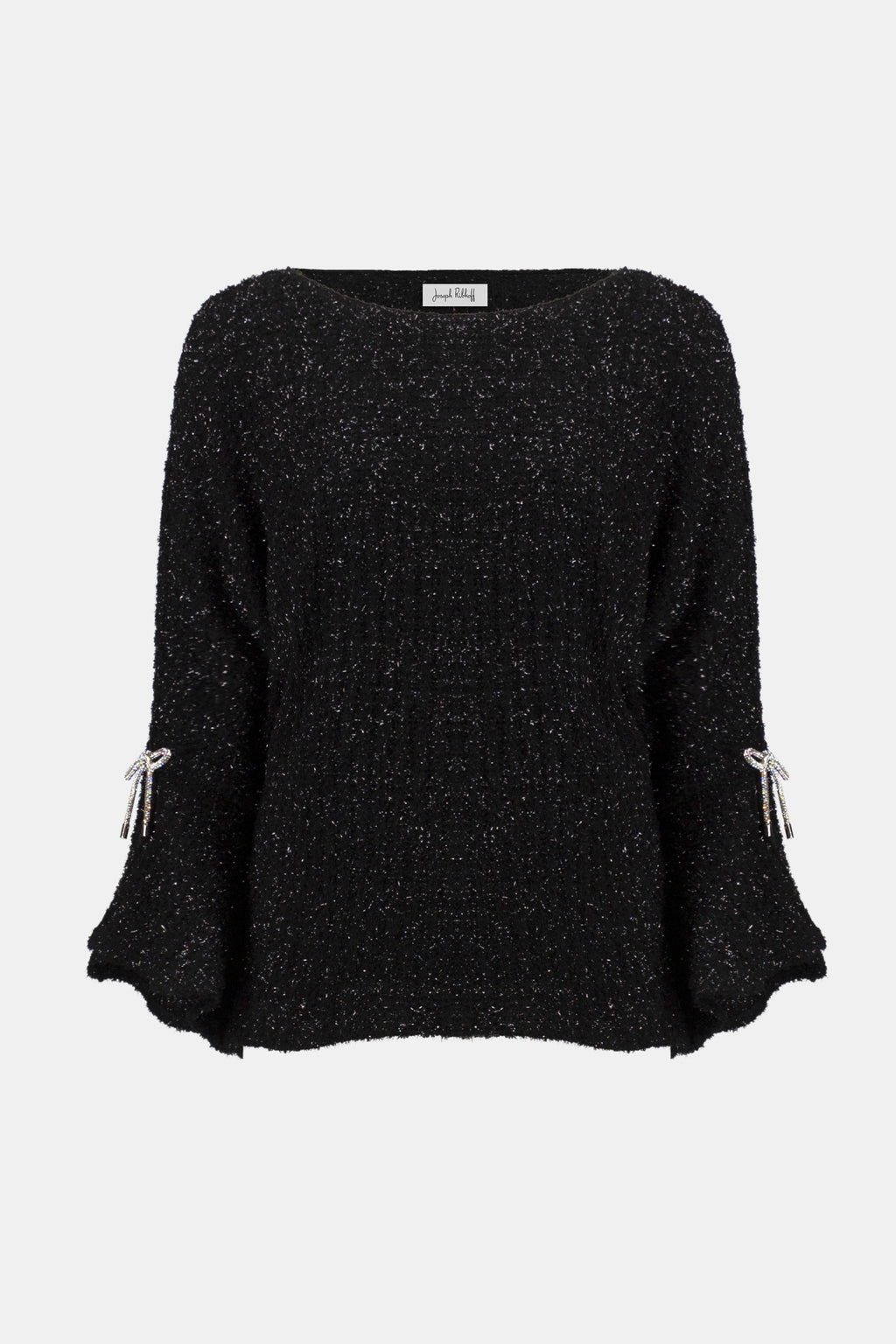 Joseph Ribkoff Fuzzy Metallic Knit Boxy Top
254098