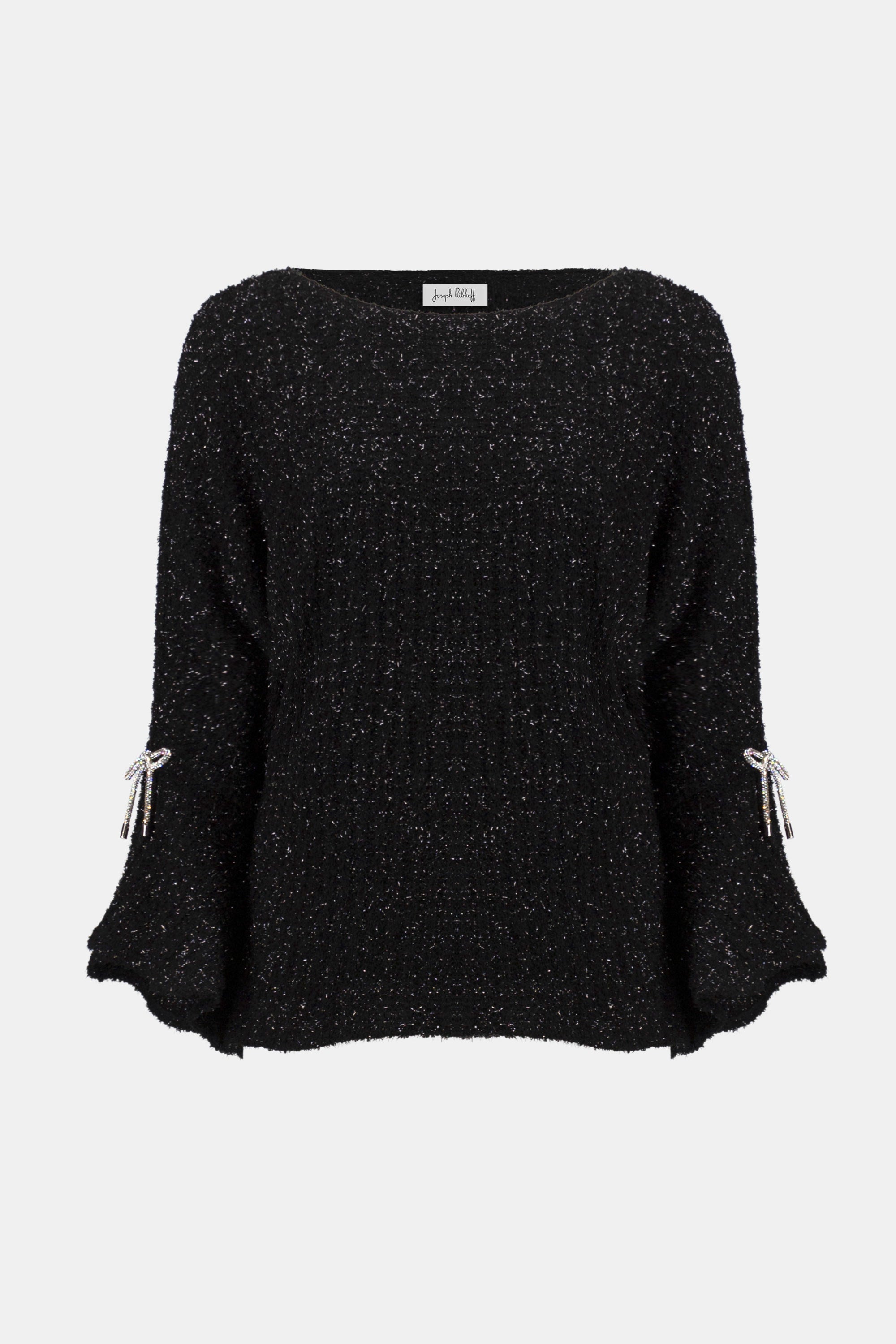 Joseph Ribkoff Fuzzy Metallic Knit Boxy Top
254098