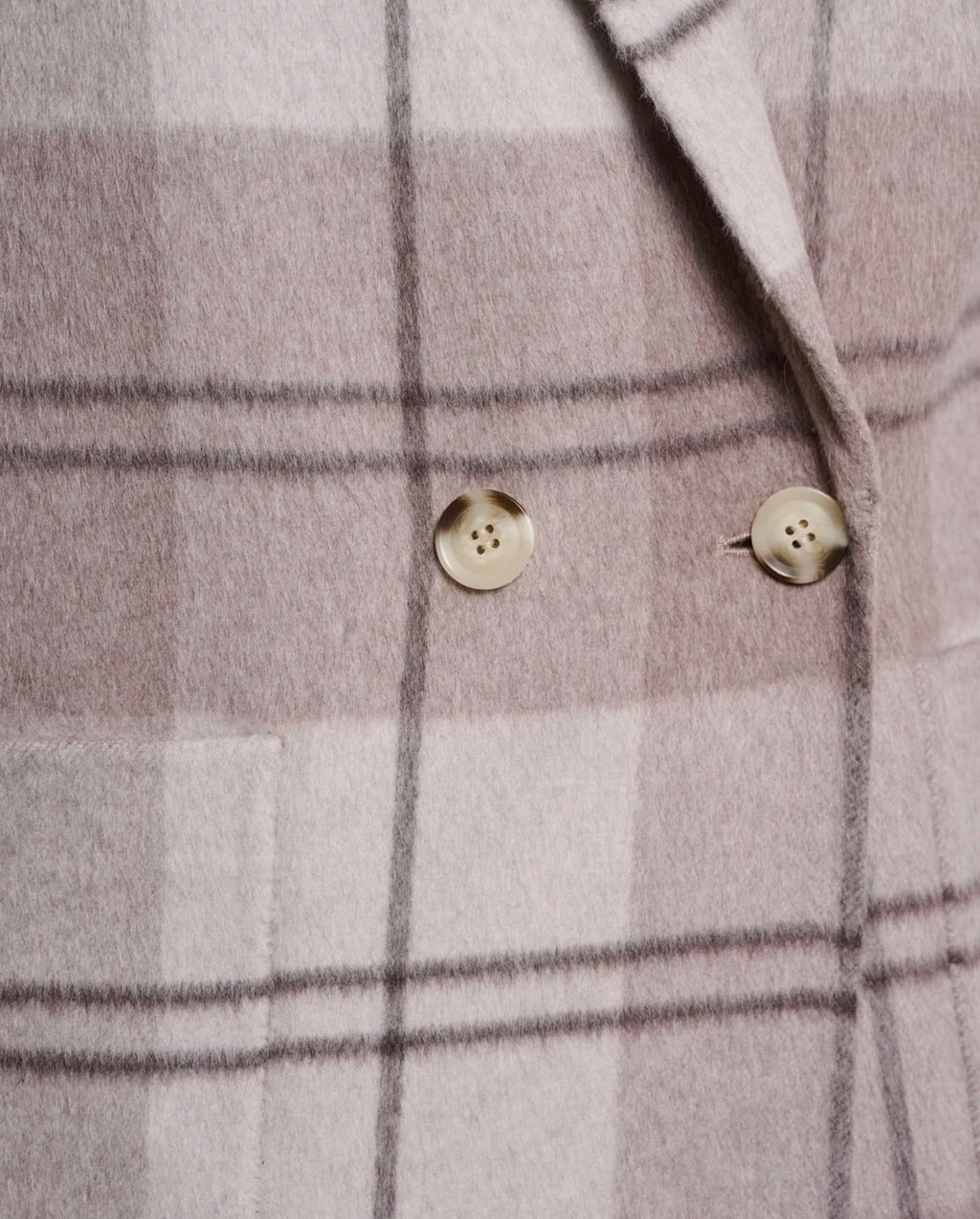 Rino & Pelle Adria Reversible Long Check Coat