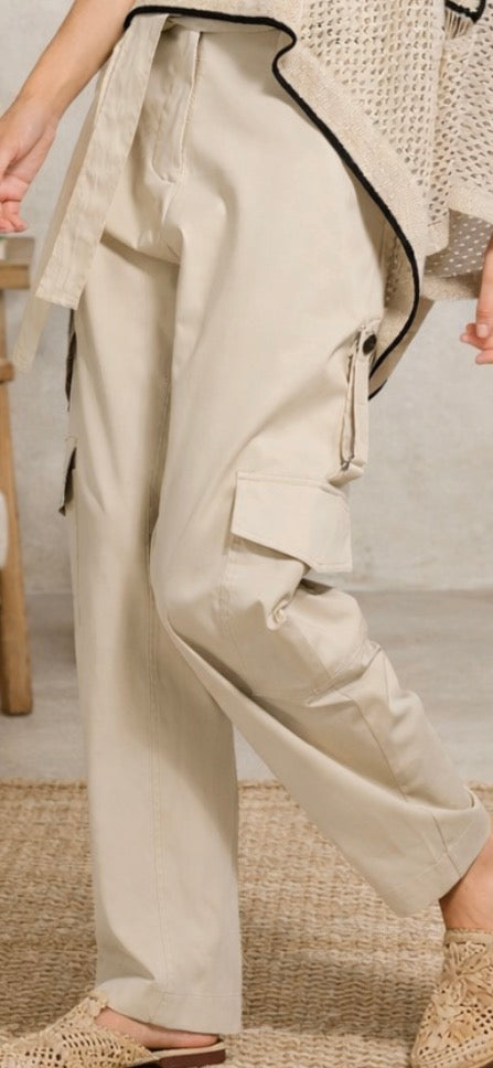 Tricot Chic Cargo Trousers – Style U117