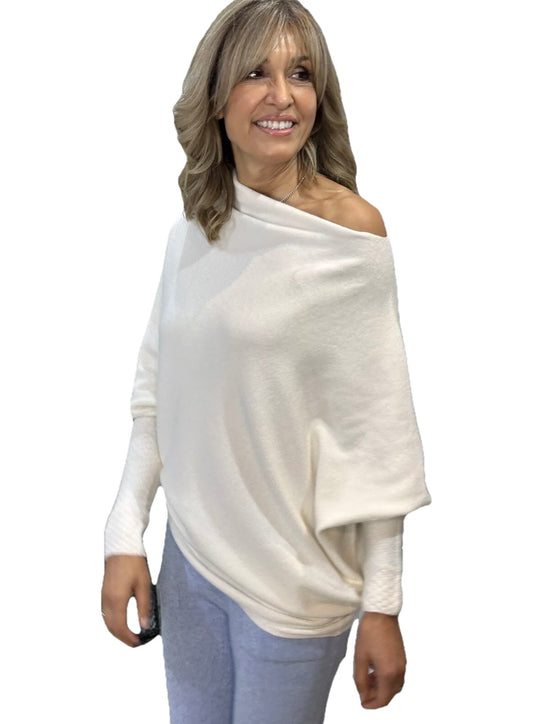 Alpini Asymmetrical Cowl Knit