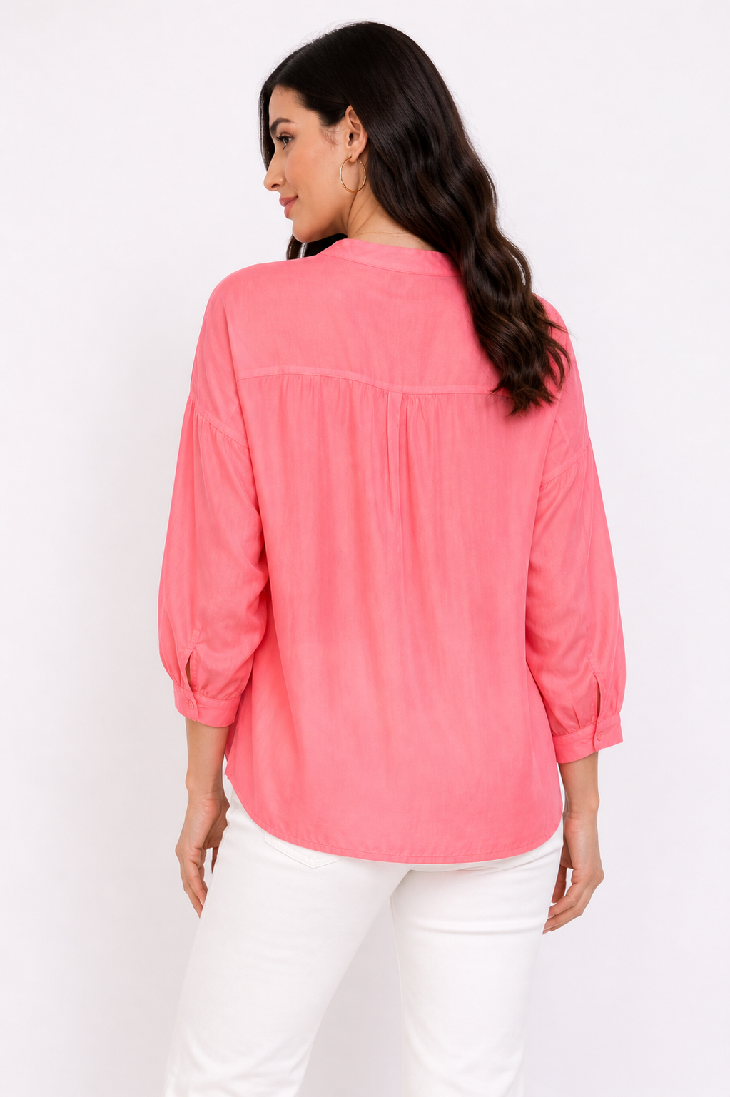 Malissa J Appliqué Flower Shirt – Pink | One Size