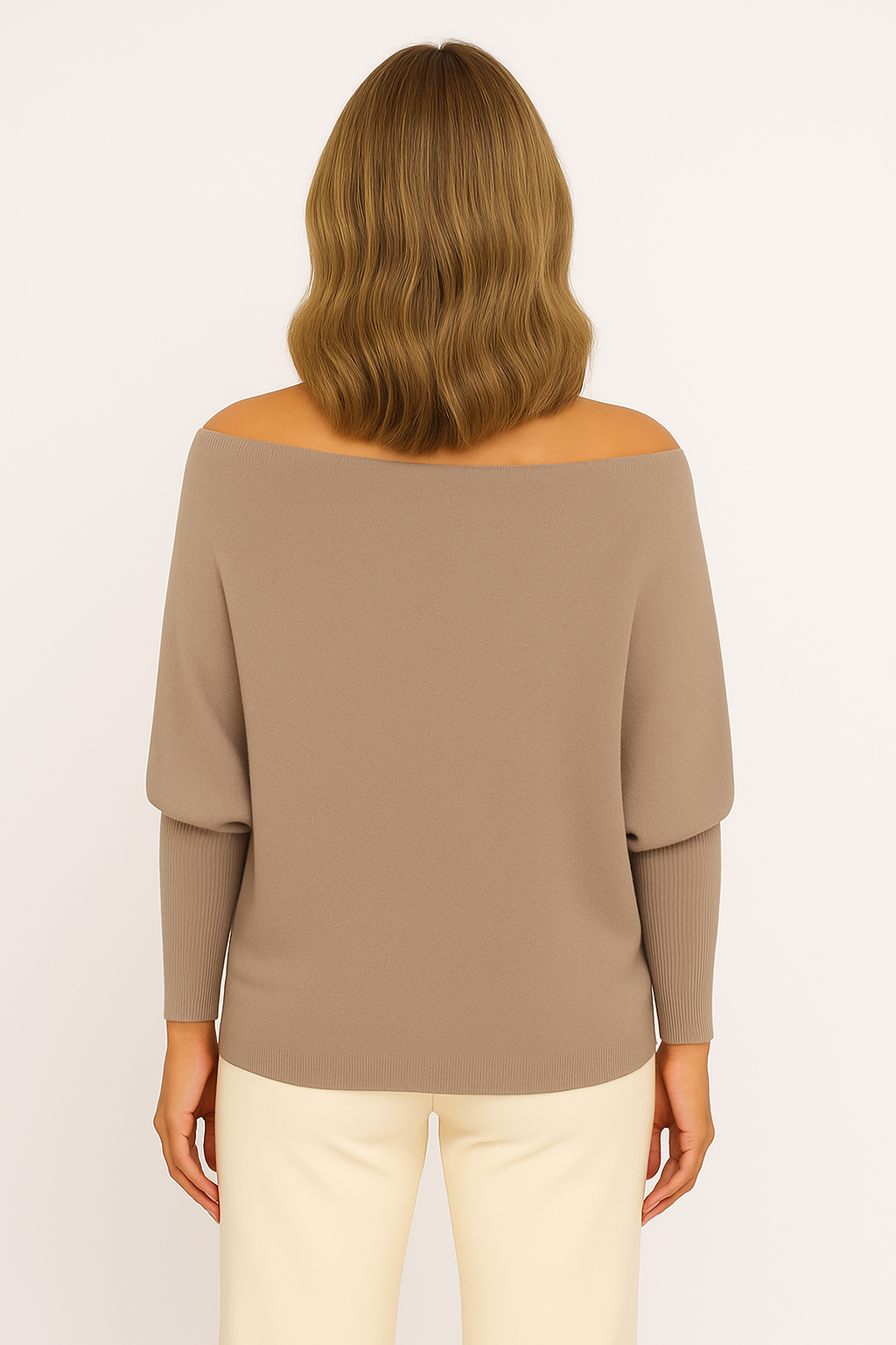 Alpini Made in Italy Asymmetrical Knit Sweater – Multi-Way Styling