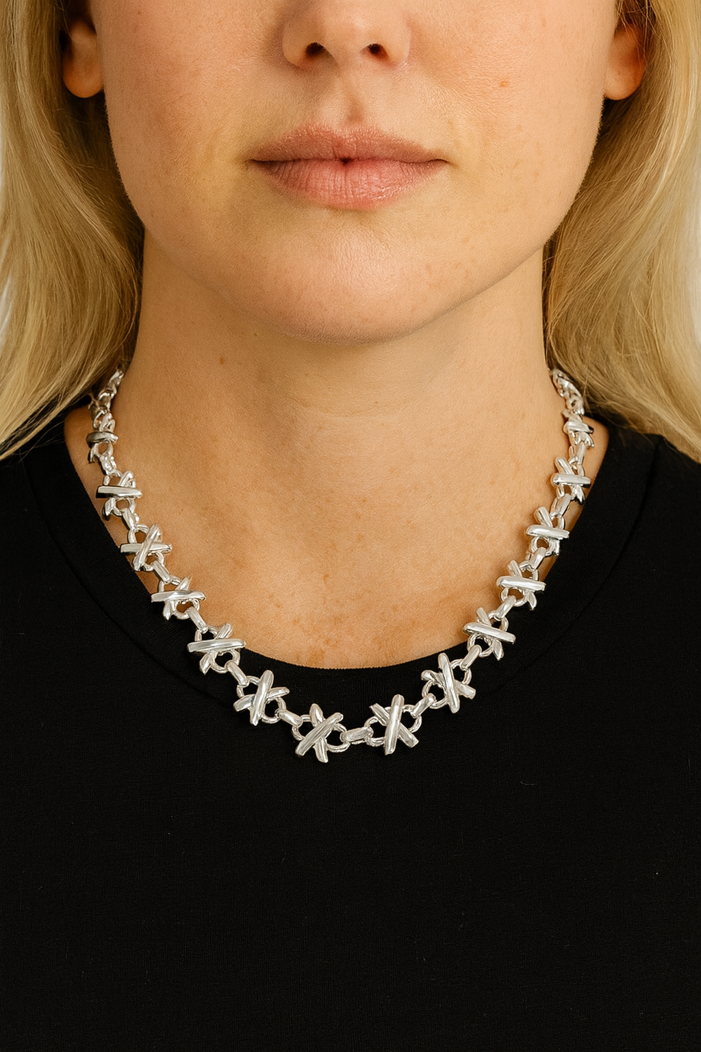 Envy Jewellery Silver Necklace Style 4557/SL/N/N