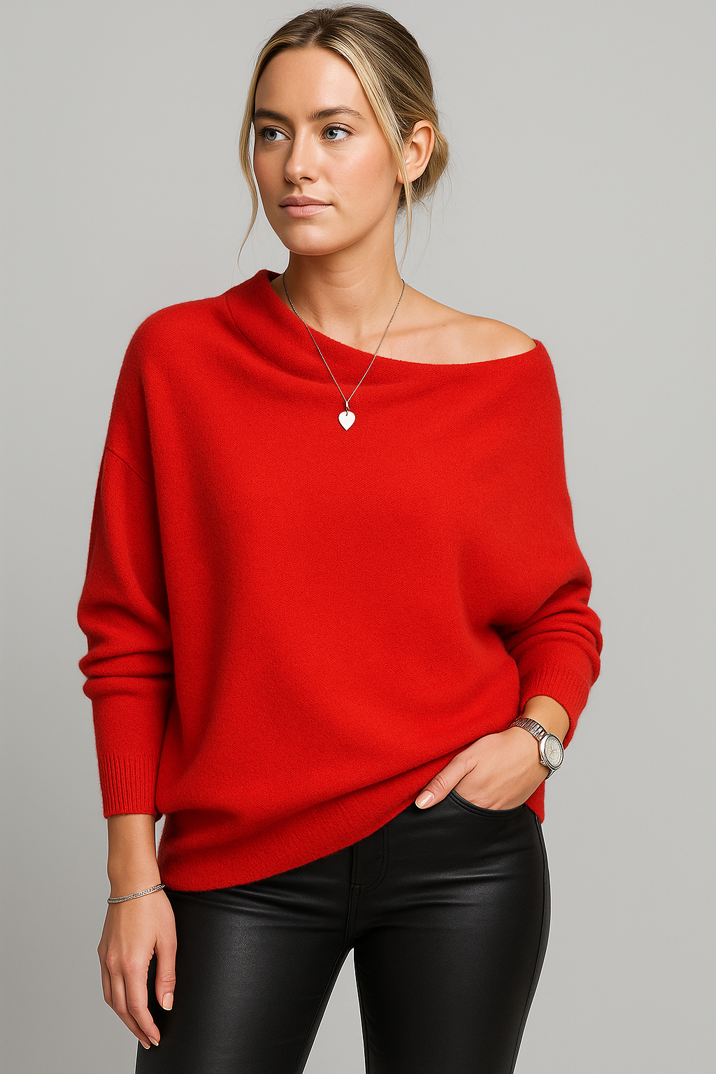 Alpini Asymmetrical Cowl Knit