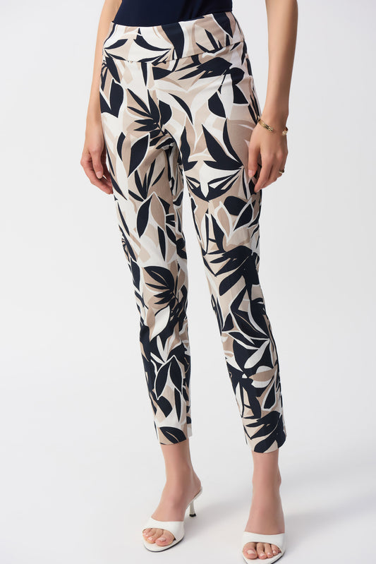Joseph Ribkoff Millennium Tropical Print Slim Fit Pants
251001 S/S 2025