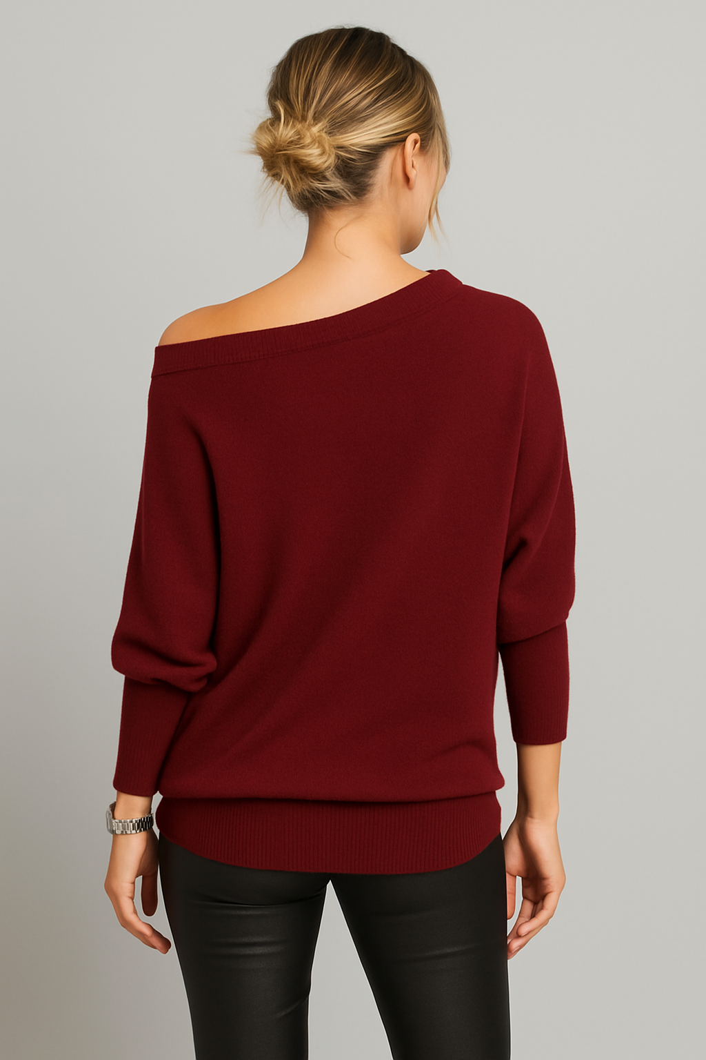 Alpini Asymmetrical Cowl Knit One Size