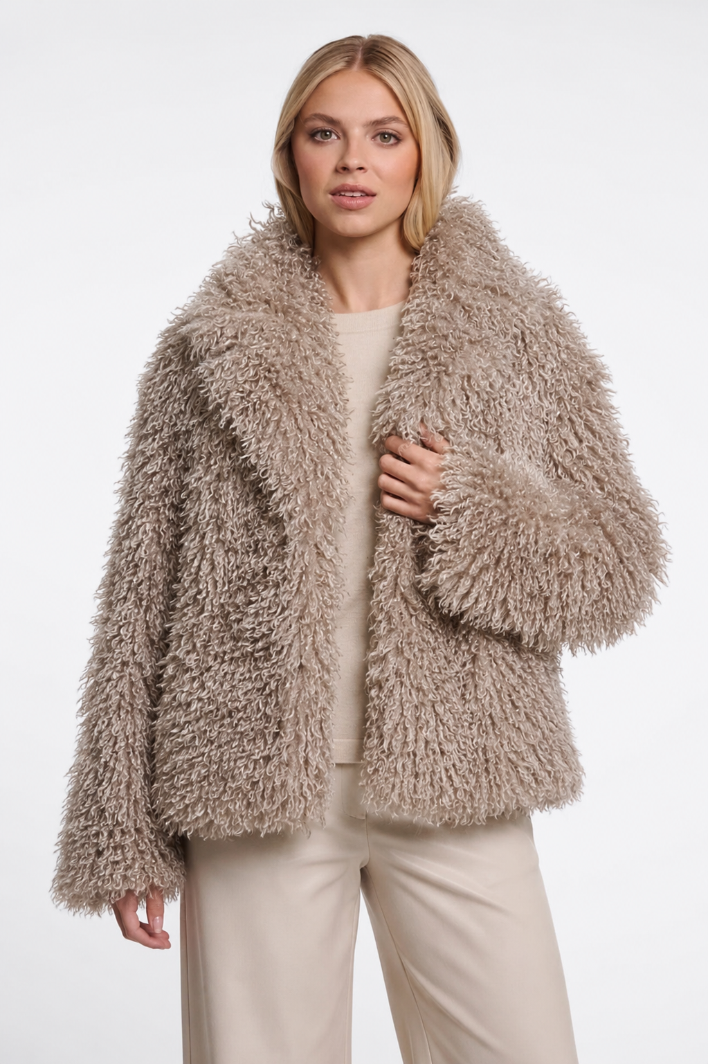 RINO & PELLE LIAS FAUX FUR JACKET