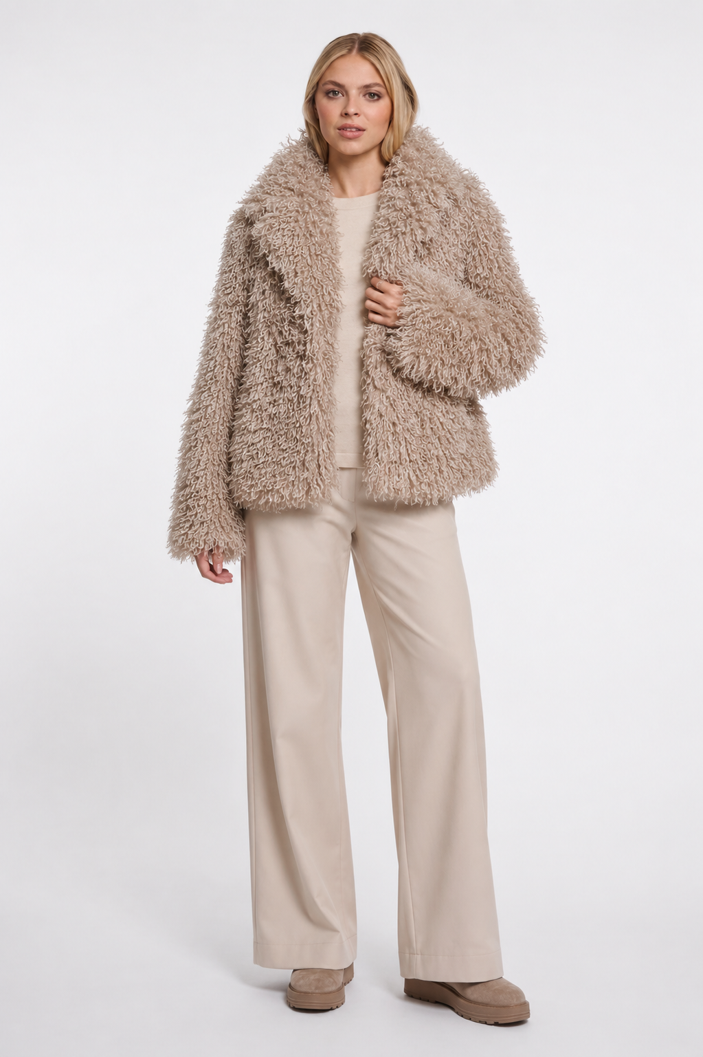 RINO & PELLE LIAS FAUX FUR JACKET