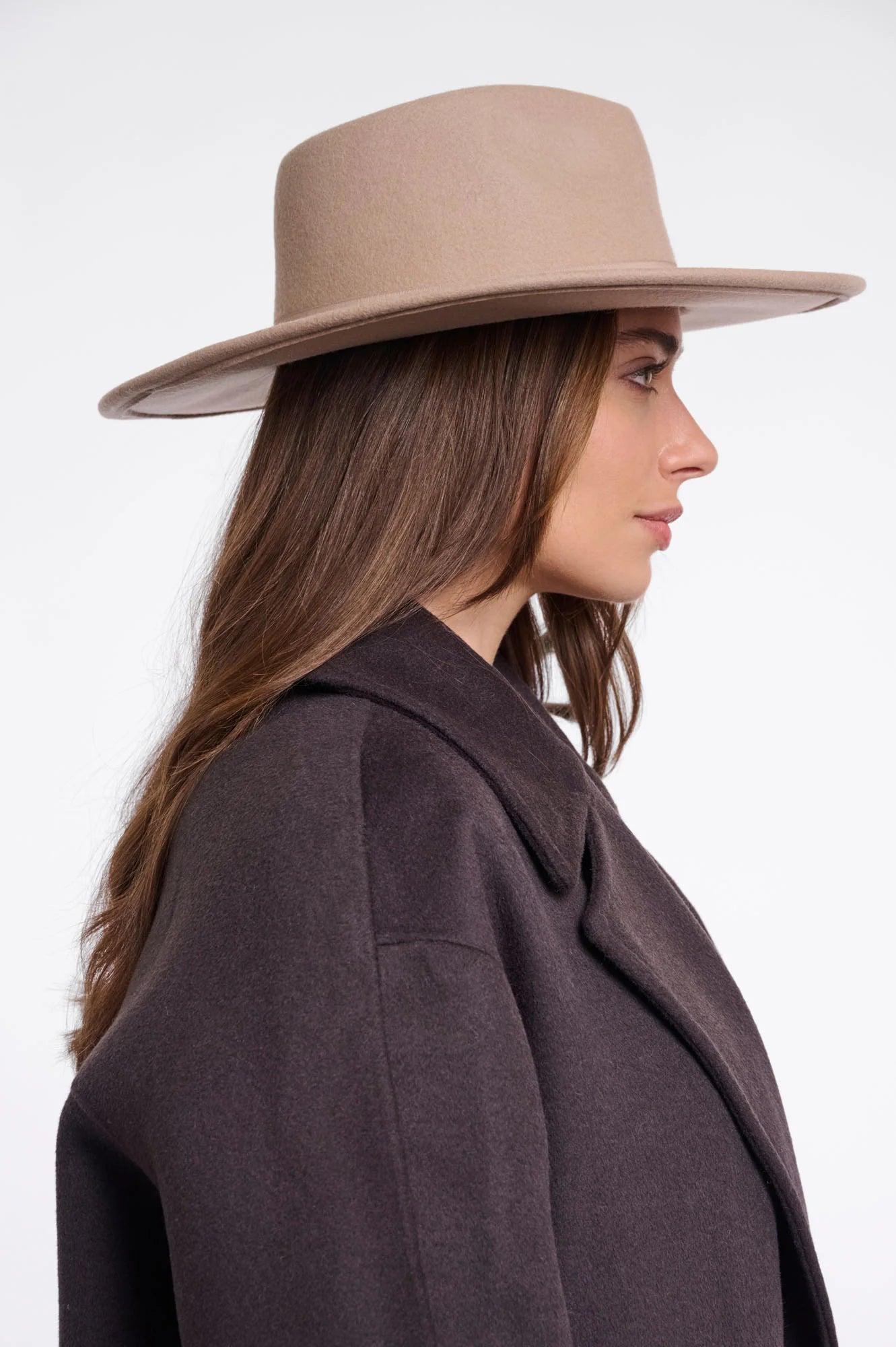 Rino & Pelle Valerio 100% Wool Felt Hat - Beige