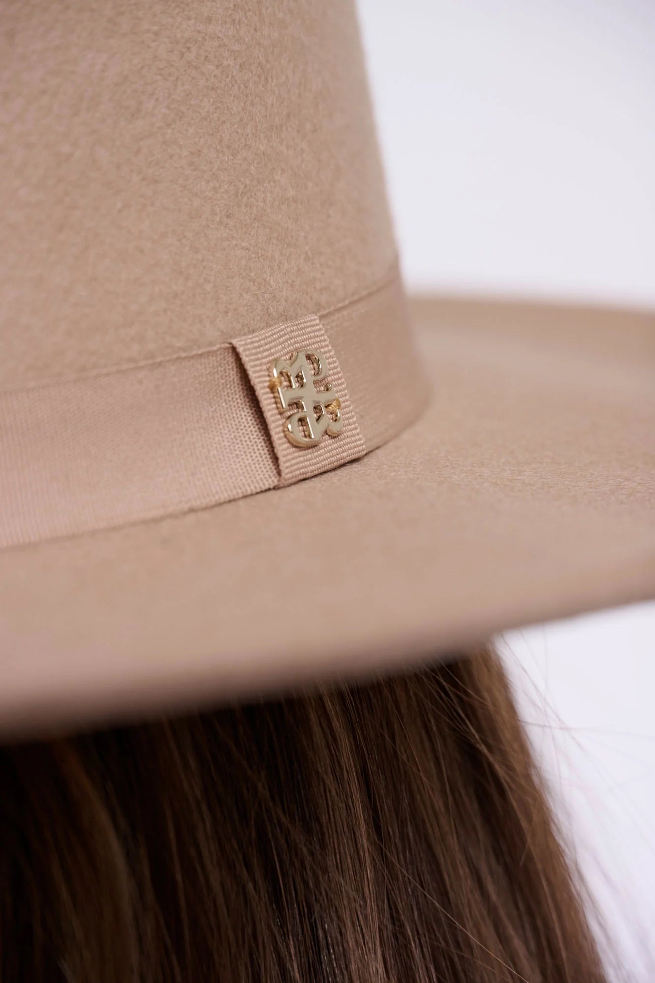 Rino & Pelle Valerio 100% Wool Felt Hat - Beige