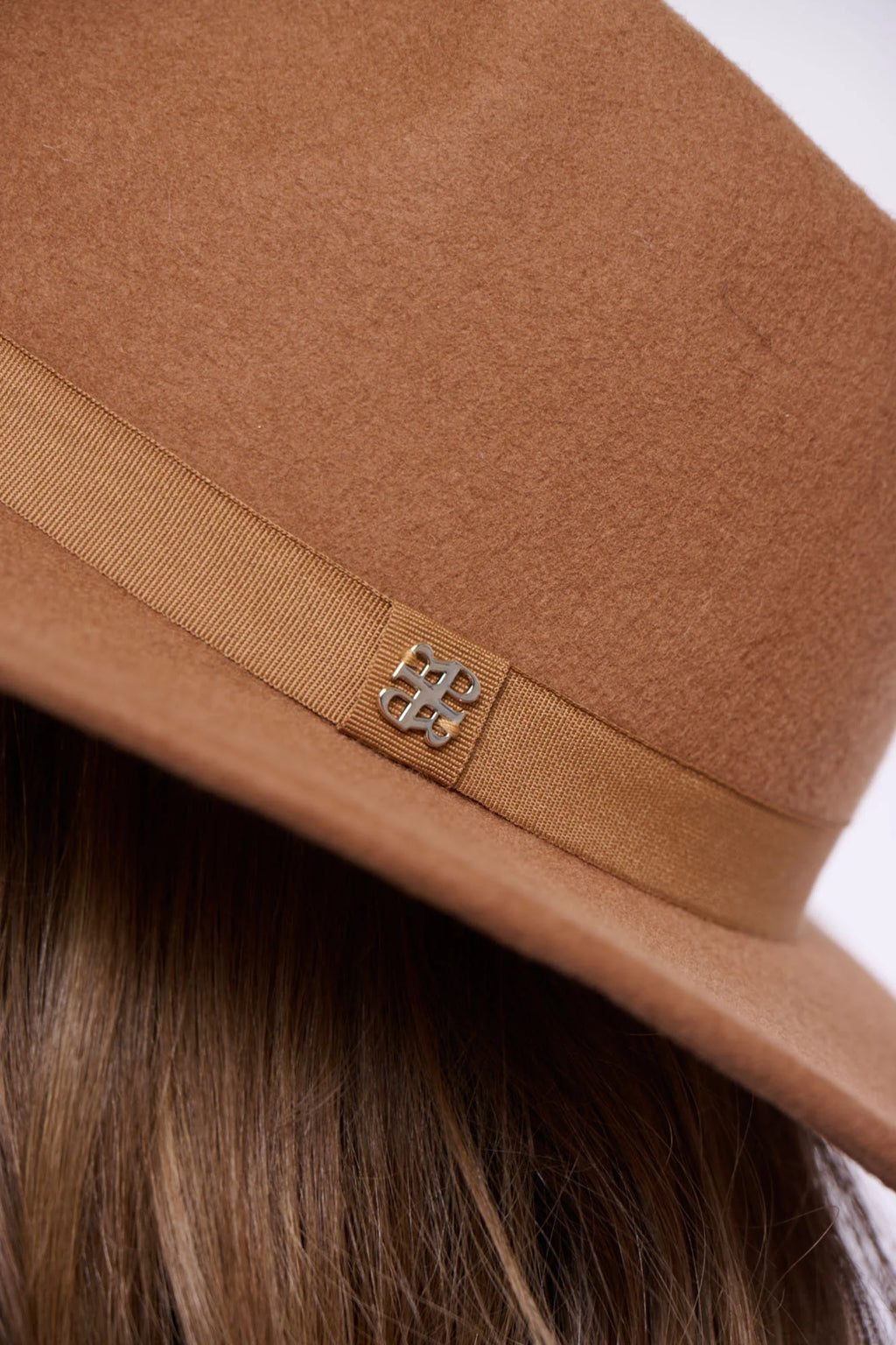 Rino & Pelle Valerio 100% Wool Felt Hat - Cognac