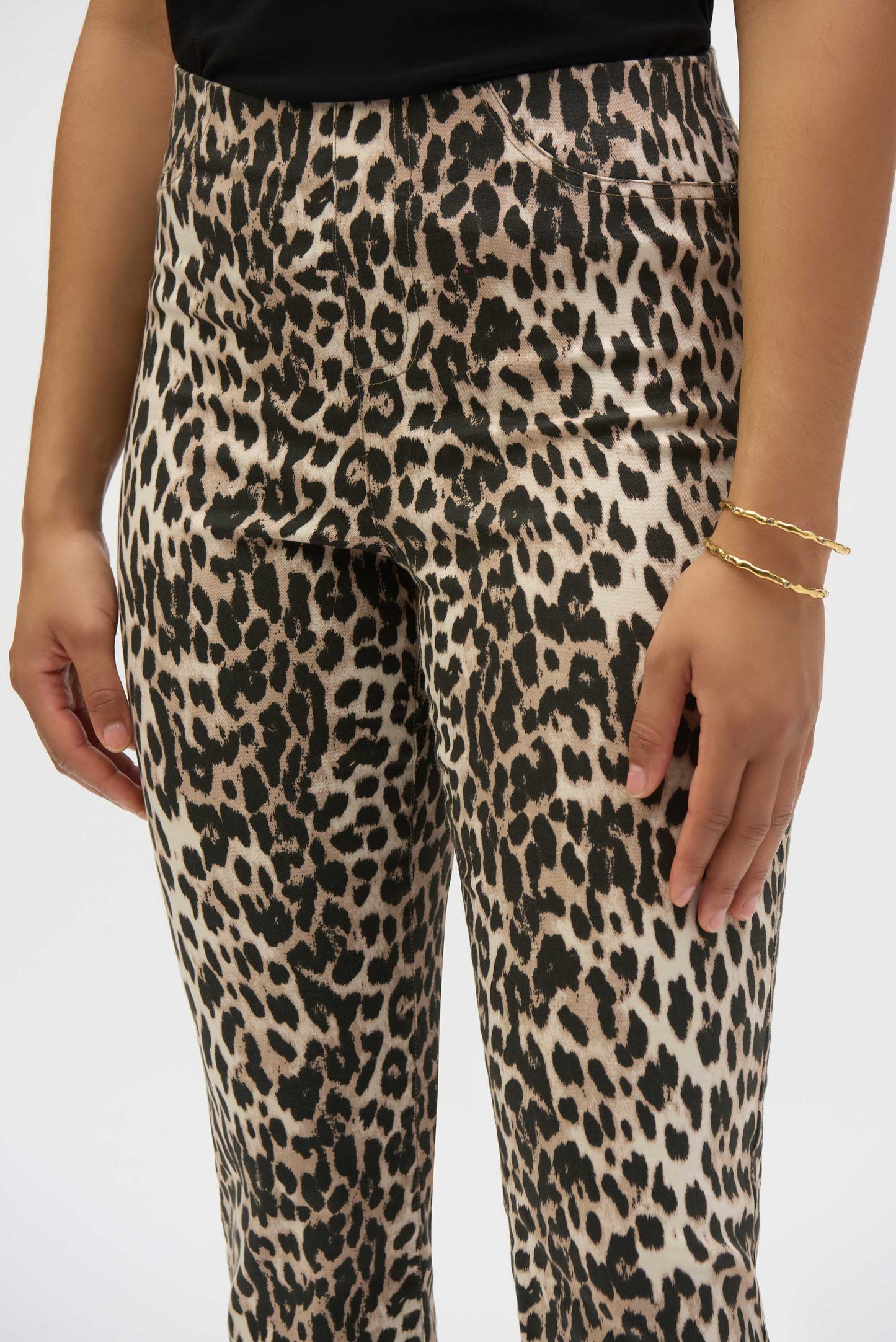 Joseph Ribkoff Straight Leg Leopard Print Stretch Jeans
252907