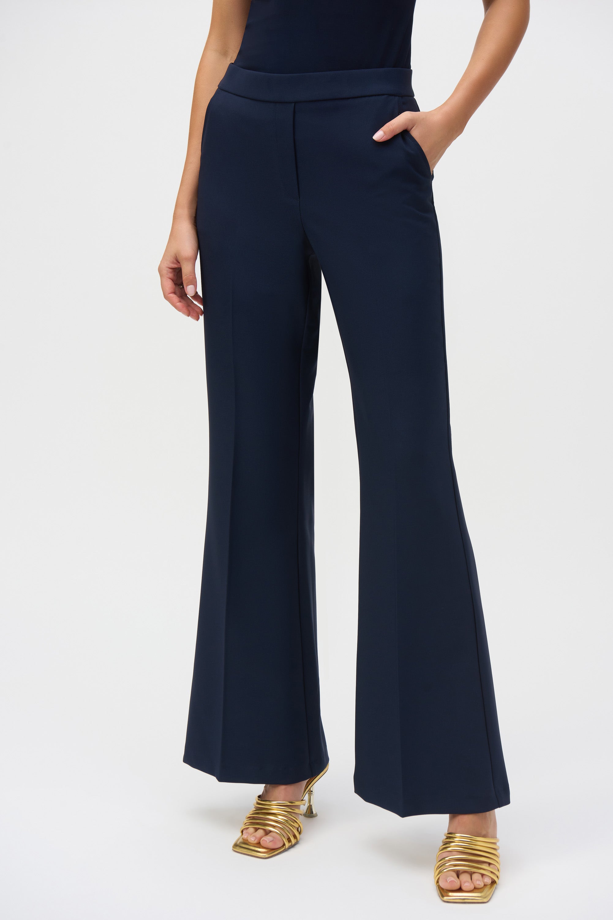 Joseph Ribkoff Lux Twill Flared Pull-On Pants
252226