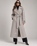 Five Progress Swarovski Stars Coat – Light Beige 17172