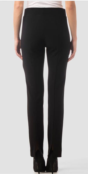 143105 Joseph Ribkoff Cropped Flare Leg Style Trouser in Black