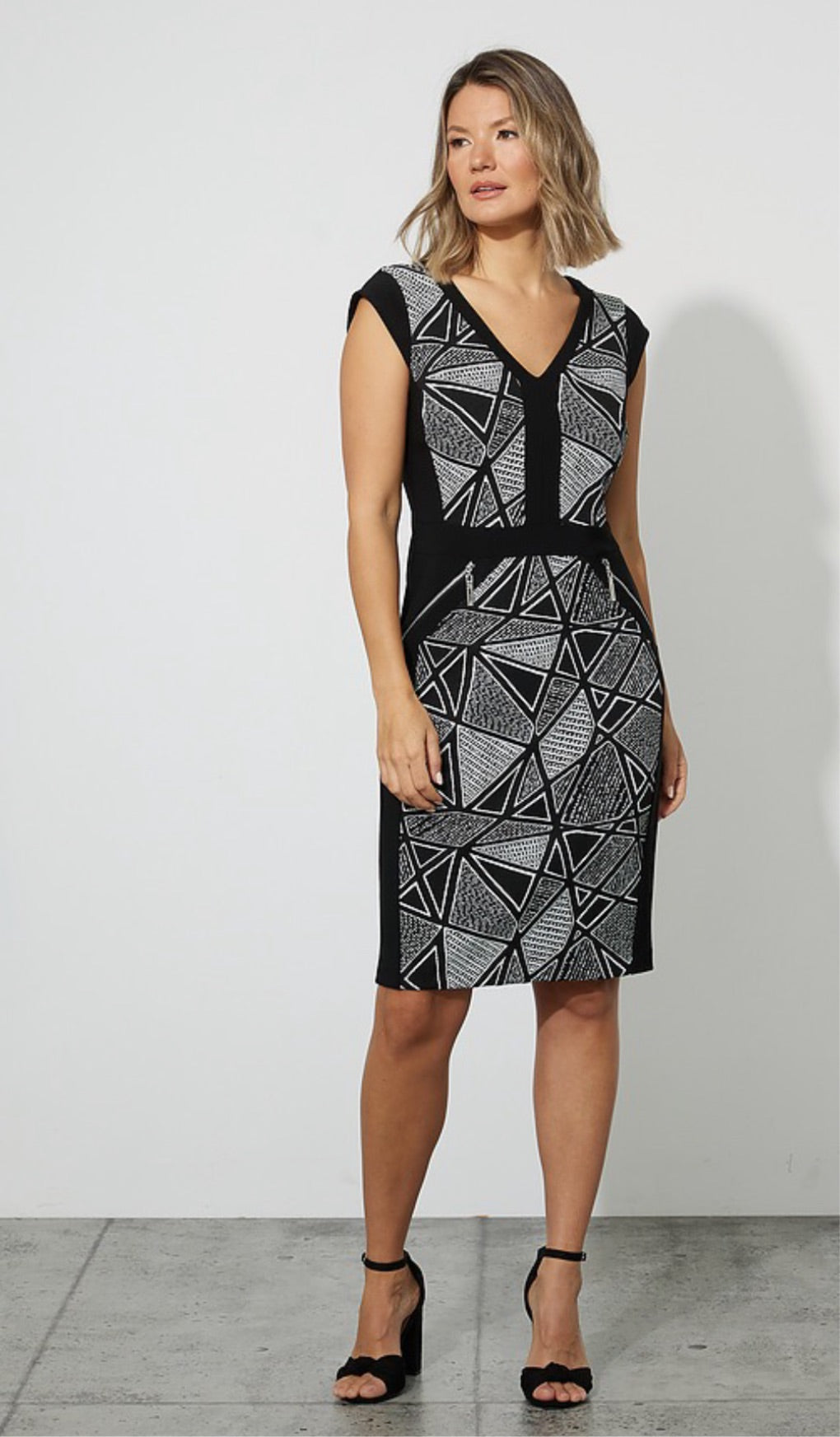 Joseph Ribkoff Jacquard Sheath Dress Style 223079