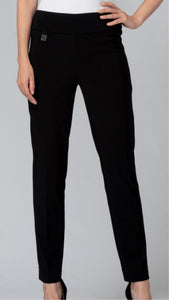 144092P Joseph Ribkoff High Waisted Pull On Trouser in Black