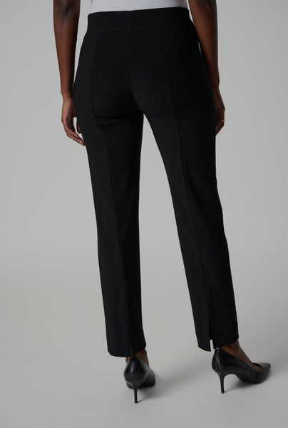 143105 Joseph Ribkoff Cropped Flare Leg Style Trouser in Black